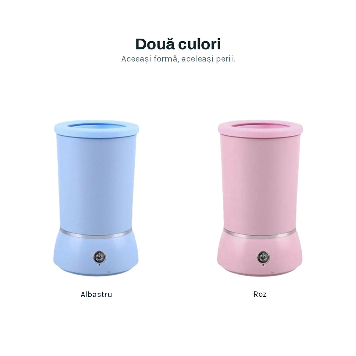 Două culori: albastru și roz